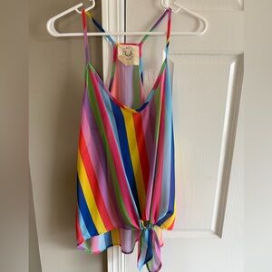 Fantastic Fawn Multicolor Striped Tank Top